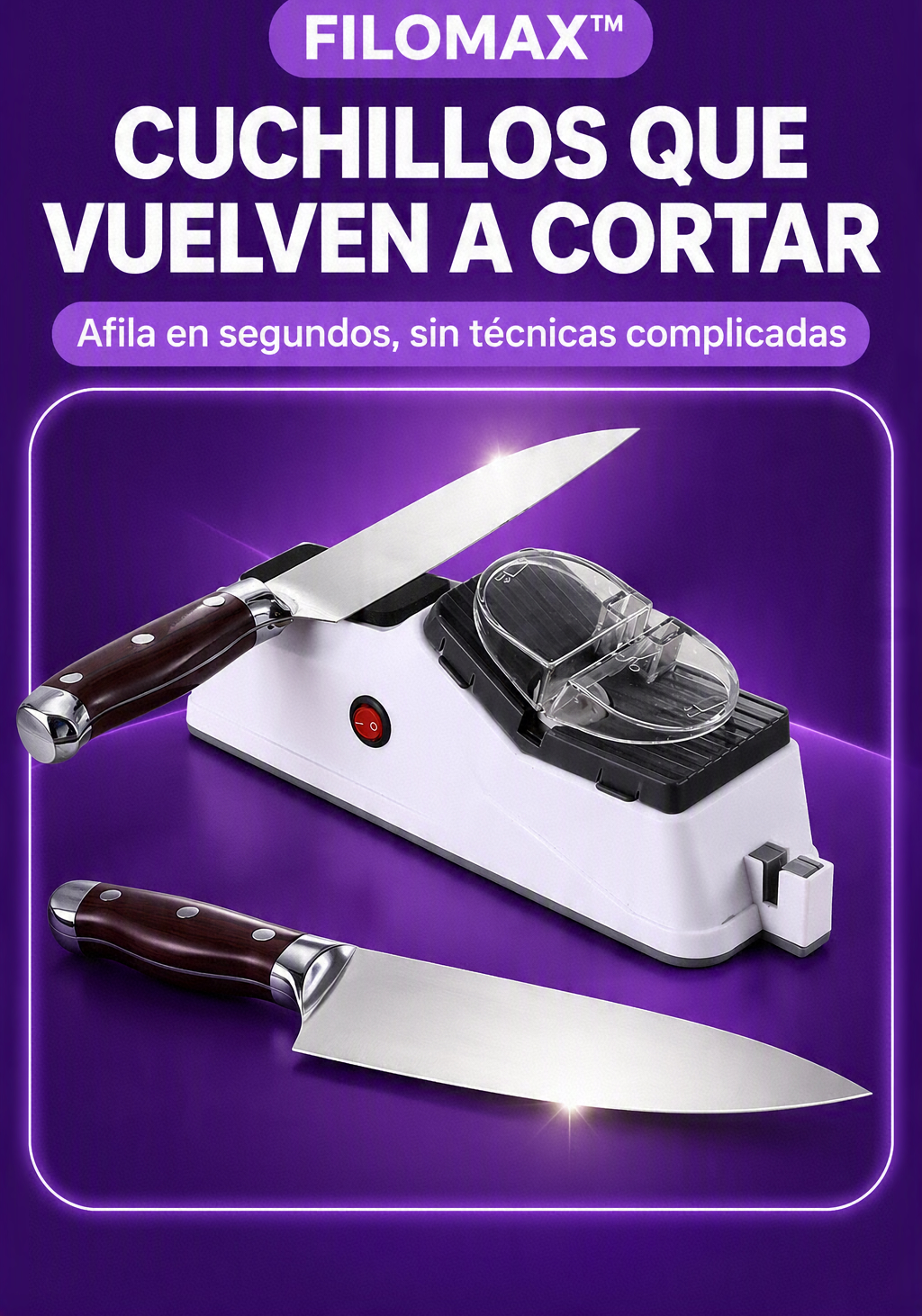 Filomax™ afilador para mantener los cuchillos de cocina afilados
